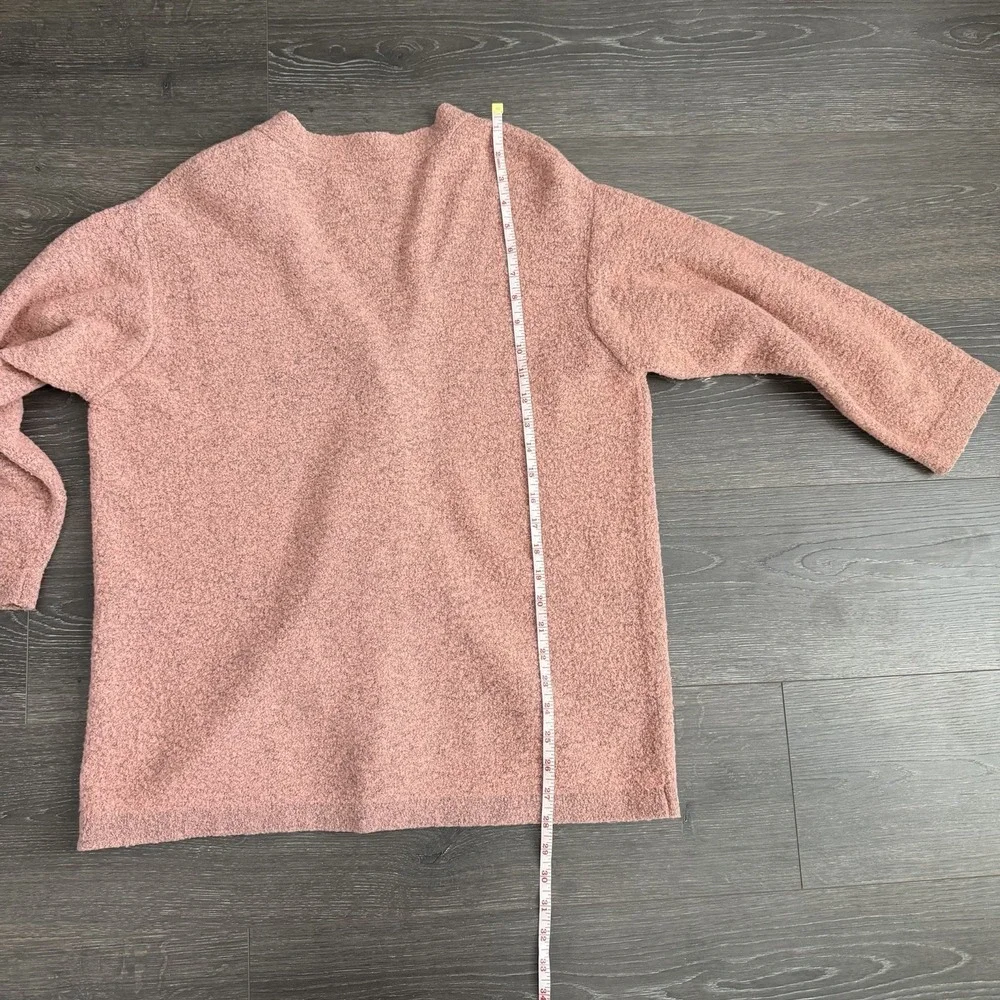 Vtg United Colors of Benetton Wool Blend Cardigan‎ Sweater Large Peach Button